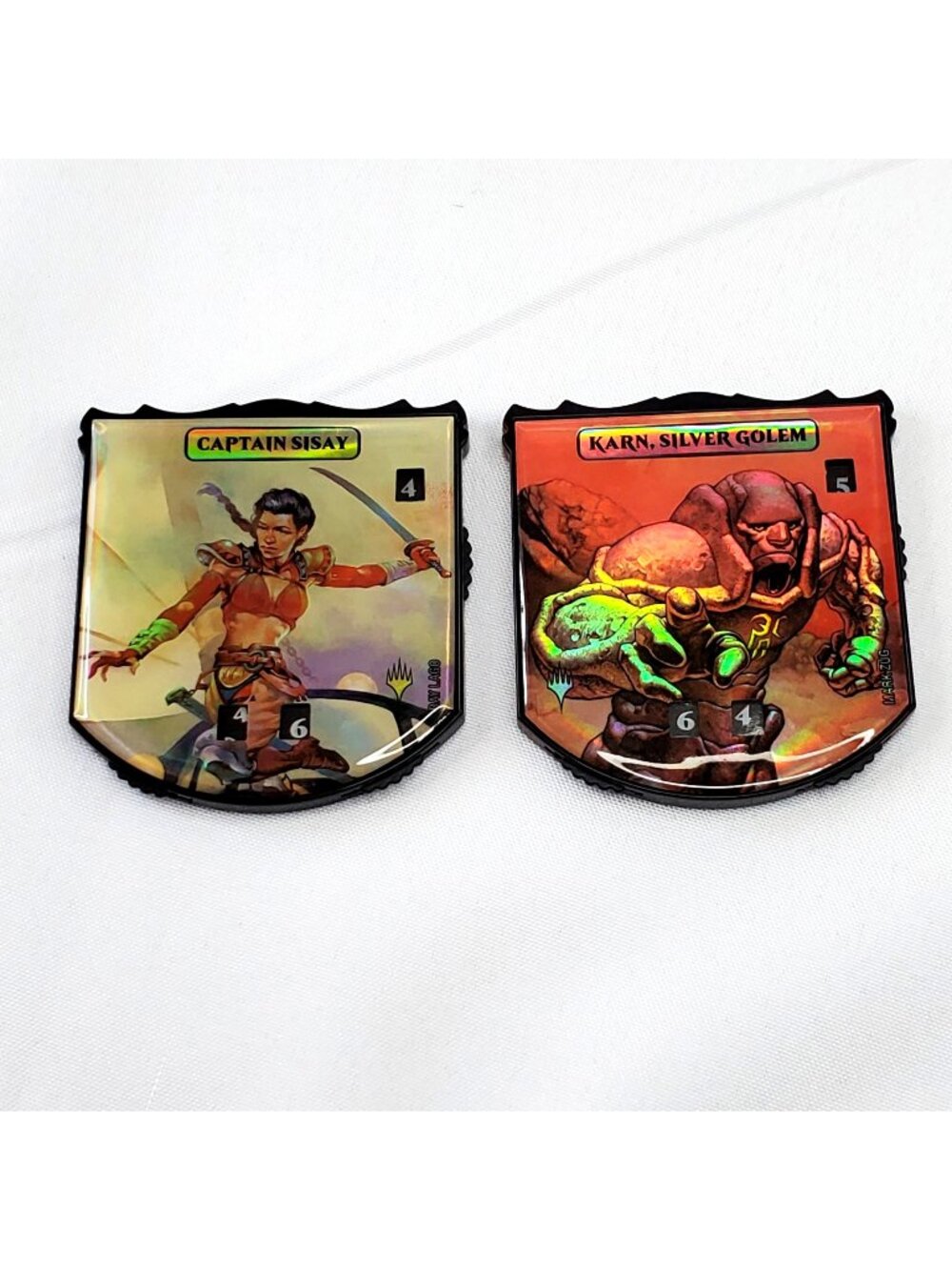 Magic The Gathering MTG 2 Ultra FOIL Legendary Relic Token Pro Life Counters